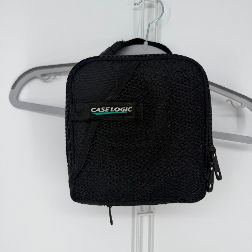 Case Logic CD DVD Storage Case Unisex OS Black Mesh Utility Techwear Gorpcore‎